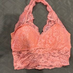 Sexy halter lacy bra size small
